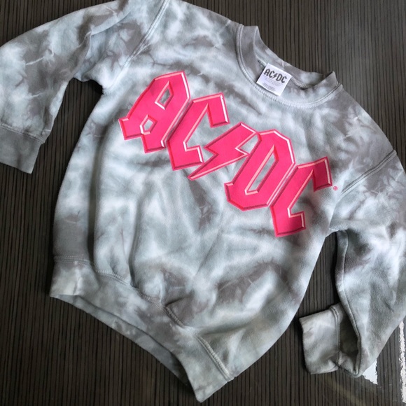 Other - AC/DC Girls Tie Dye Sweatshirt